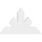 Ekena Millwork Saratoga Architectural Grade PVC Gable Bracket, 36"W x 22 1/2"H x 2"D x 6"F, 15/12 Pitch GBP036X23X0206SAR00 - alternate 4